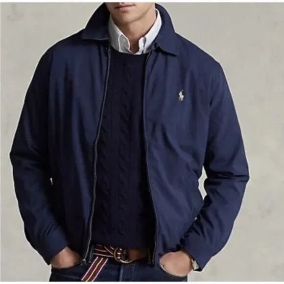 Polo Ralph Lauren Navy Bi-Swing Jacket Men's Size Large - Picture 1 of 12